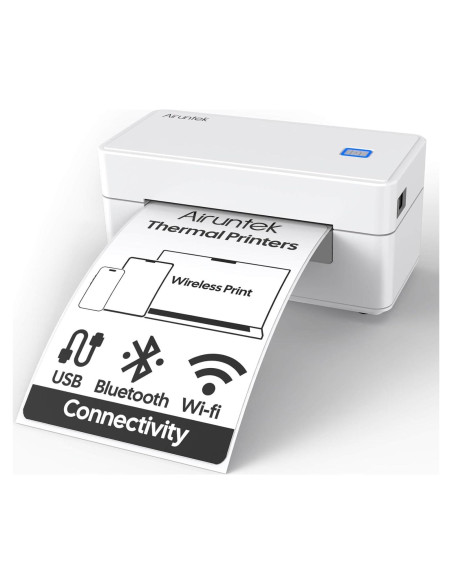 Impresora Térmica de Etiquetas Airuntek 4x6 Bluetooth Wi-Fi