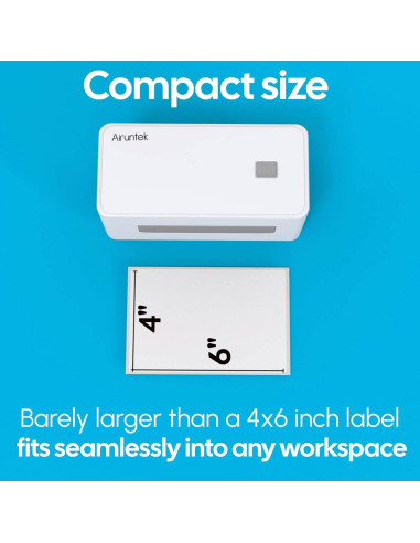 Impresora Térmica de Etiquetas Airuntek 4x6 Bluetooth Wi-Fi