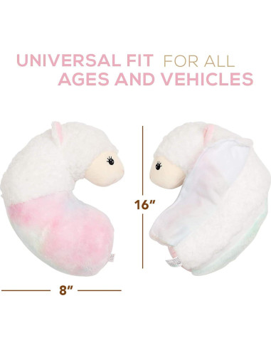 Almohada de Cinturón de Seguridad XDEMODA Llama Blanca 317g