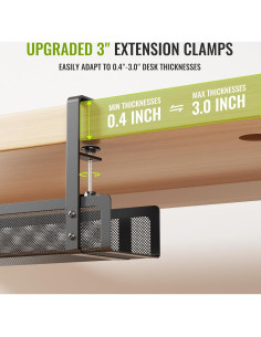 Bandeja de Gestión de Cables Xpatee 2 Paquete 70.1 cm Negro 2