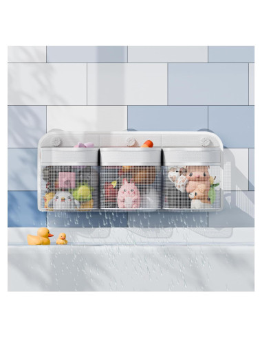 Organizador de Juguetes de Baño Y.duck con Malla Transpirable