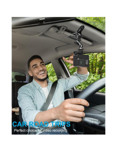 Soporte de cámara para visera de coche Woleyi - 360 ajustable 2