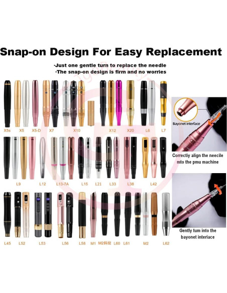 30 Agujas de Tatuaje Desechables TgoBeauty 0.18mm 1P para Maquillaje