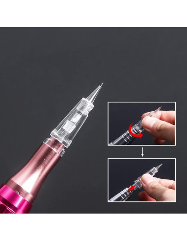 30 Agujas de Tatuaje Desechables TgoBeauty 0.18mm 1P para Maquillaje