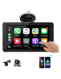 Pantalla portátil Carplay HD 7" Leadtree con Bluetooth y GPS