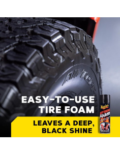 Espuma para Neumáticos Meguiar's Hot Shine 540 ml - Brillo Alto 2
