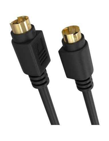 Cable S-Video 7.62 m Big-A 4-PIN Macho a Macho - Negro