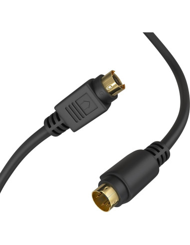 Cable S-Video 7.62 m Big-A 4-PIN Macho a Macho - Negro