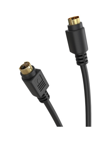 Cable S-Video 7.62 m Big-A 4-PIN Macho a Macho - Negro