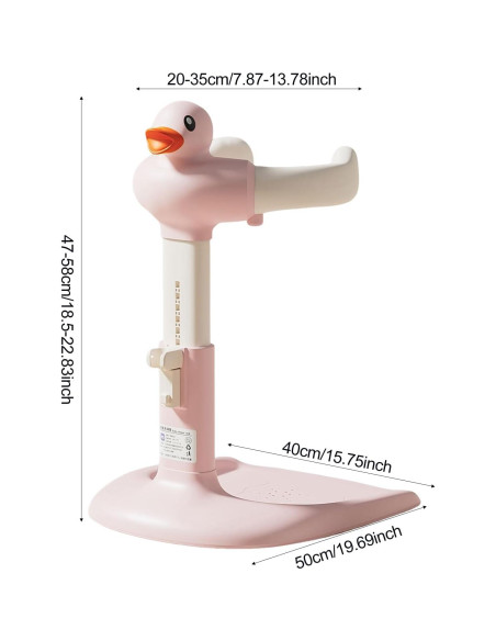 Estante de Baby Shower Makamsui Ajustable Verde Pato Antideslizante
