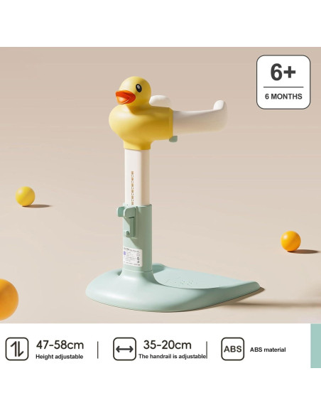 Estante de Baby Shower Makamsui Ajustable Verde Pato Antideslizante