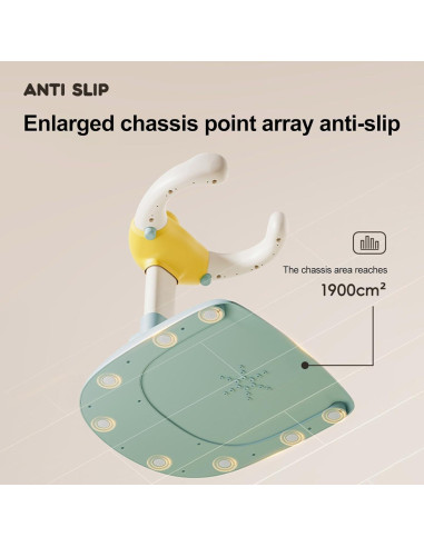 Estante de Baby Shower Makamsui Ajustable Verde Pato Antideslizante