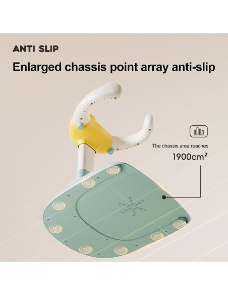 Estante de Baby Shower Makamsui Ajustable Verde Pato Antideslizante