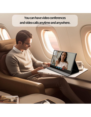 Monitor Portátil StarXnDa 14" 2560x1600p 144Hz USB-C HDMI