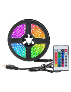 Tira LED RGB 2M KUMQUAT con Control Remoto para TV