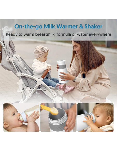 Calentador y Mezclador de Leche Portátil Bellababy 295 ml Calentador y Mezclador de Leche Portátil Bellababy 295 ml