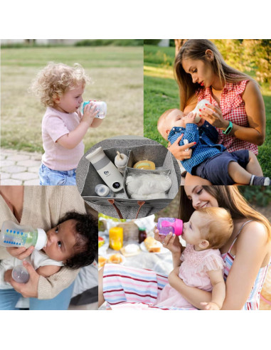 Calentador y Mezclador de Leche Portátil Bellababy 295 ml