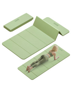 Colchoneta de Yoga Plegable HAHE Verde 188x81cm Antideslizante
