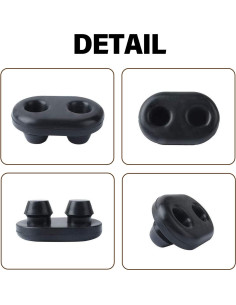 4 Piezas Pies de Caucho Antideslizantes para Cooler XiyaxiVici 2