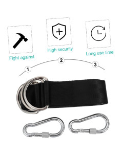 Cintas Colgantes para Árbol Ibasenice 200x4.8cm con Hebillas 2