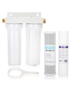 Filtro de Agua Doble Externo Drkerr 3/4" para RV y Barcos