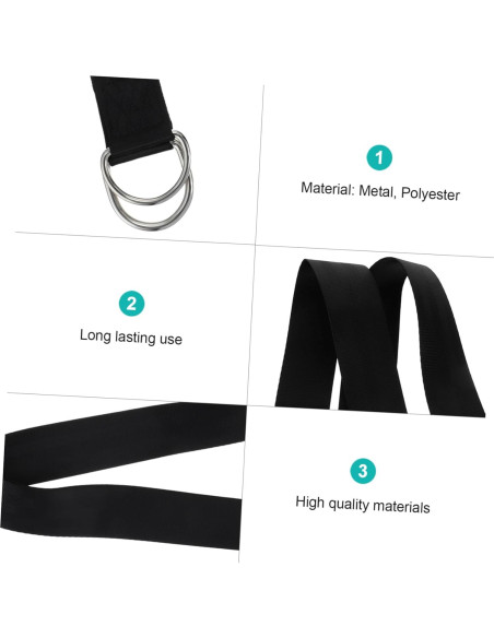 Cintas Colgantes para Árbol Ibasenice 200x4.8cm con Hebillas