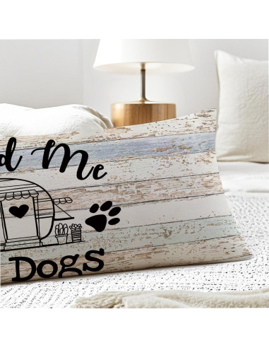 Funda de Almohada Corporal PIUD 50.8x137.2 cm Franela Art Deco