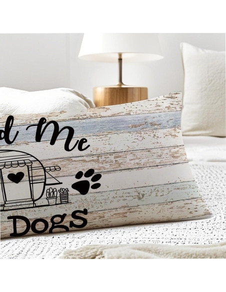 Funda de Almohada Corporal PIUD 50.8x137.2 cm Franela Art Deco