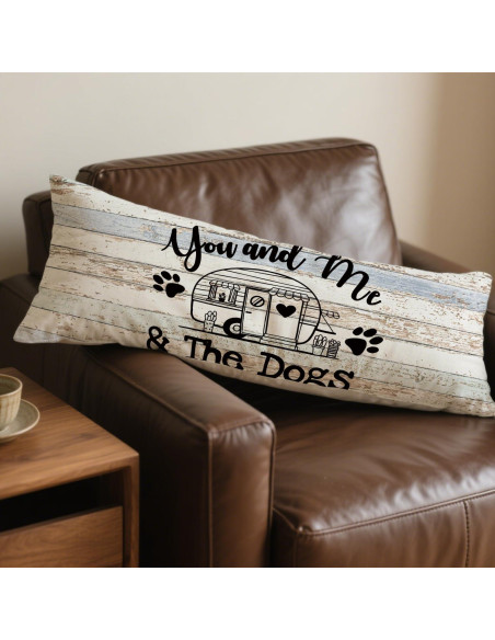 Funda de Almohada Corporal PIUD 50.8x137.2 cm Franela Art Deco