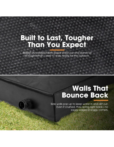 Base de Ducha Portátil San Hima 104x104cm con Drenaje