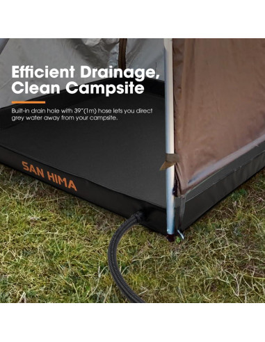 Base de Ducha Portátil San Hima 104x104cm con Drenaje