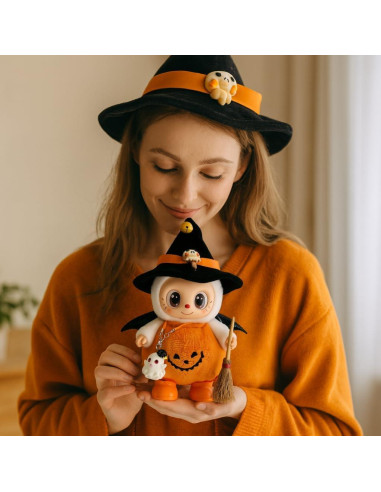 Disfraz de Bruja de Halloween GUYUE para Muñeco 17cm 6 Piezas