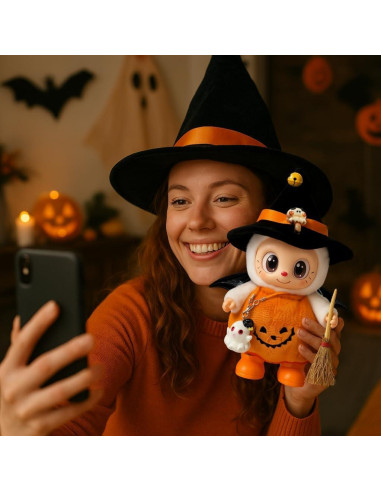 Disfraz de Bruja de Halloween GUYUE para Muñeco 17cm 6 Piezas