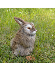 Pack de 2 Conejos de Pascua Peludos Basuo-9Q 10x7x14cm 2