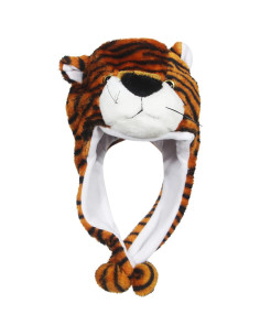 Gorro de Invierno de Peluche Timiot con Cara de Animal Detallada 2