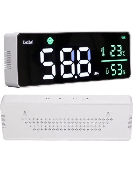 Medidor de Decibelios 3 en 1 Gugxiom con Pantalla LED 11"