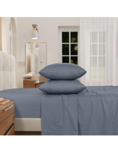 Juego de Sábanas Individual 100% Algodón Egipcio IZOD 3 Piezas 2