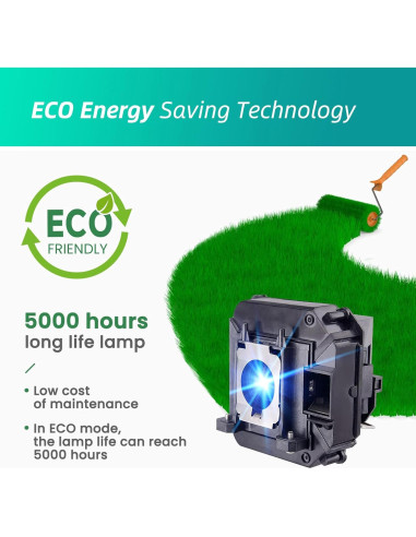 Bombilla de Proyector Stanlamp ELP60 Compatible con Epson