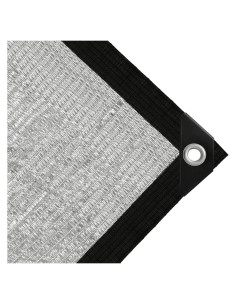 Tela de Sombra 80% UV BXAEYIPOR 0.91x1.98m Plata
