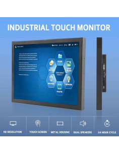 Monitor Táctil Industrial VSDISPLAY 15" 1024x768 IPS VGA DVI 2