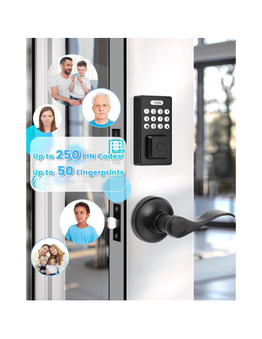 Cerradura Inteligente Tinewa con Huella Dactilar y APP