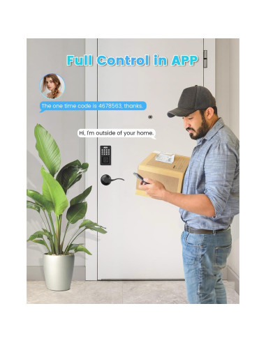 Cerradura Inteligente Tinewa con Huella Dactilar y APP