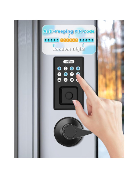 Cerradura Inteligente Tinewa con Huella Dactilar y APP