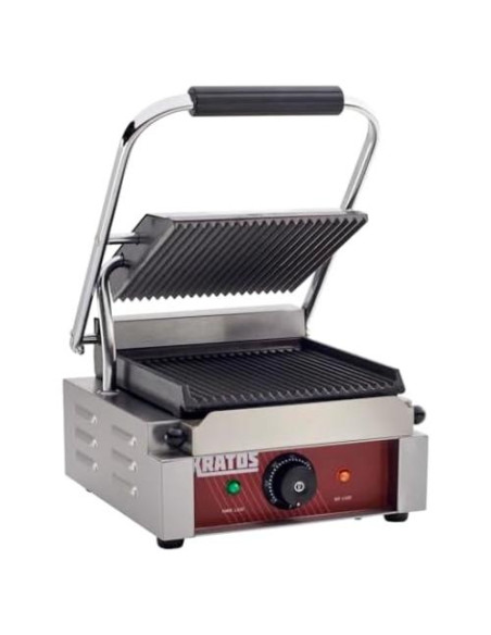 Grill Eléctrico Panini Kratos 29Y-017 22.86x22.86cm 1750W