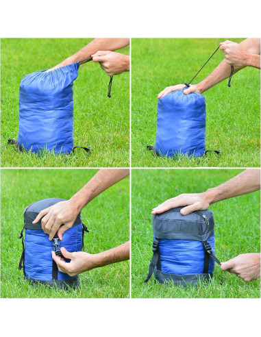 Saco de Compresión ttvo 11L Nylon Resistente al Agua Camping