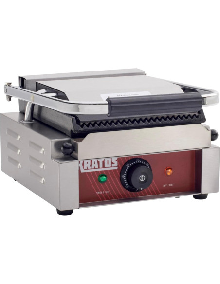 Grill Eléctrico Panini Kratos 29Y-017 22.86x22.86cm 1750W