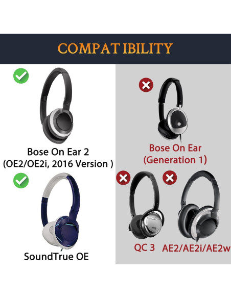 Funda de diadema SOULWIT para auriculares Bose OE2 y SoundTrue OE