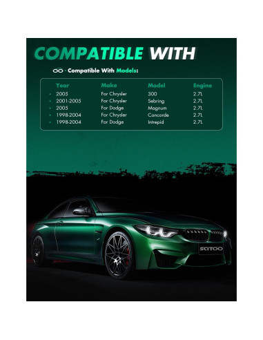 Bobina de Encendido SCITOO UF199 para Chrysler 2.7L 2003-2005