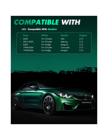 Bobina de Encendido SCITOO UF199 para Chrysler 2.7L 2003-2005