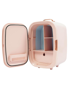 Mini Refrigerador de Belleza DYRABREST 12L Rosa Enfriamiento y Calor